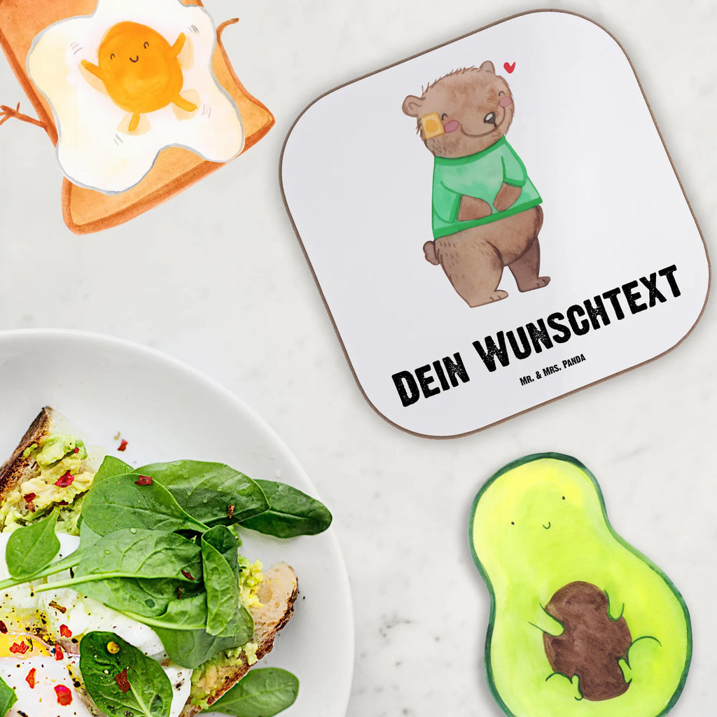Personalised coaster Bear Shunt Namensaufdruck, Personalisierte Glasuntersetzer, Personalisierte Untersetzer, Peronalisierte Untersetzer Gläser, PErsonalisierte Bierdeckel, Untersetzer mit Namen, Personalisieren, Personalisiert Getränkeuntersetzer, Bedrucken, Bär, Shunt