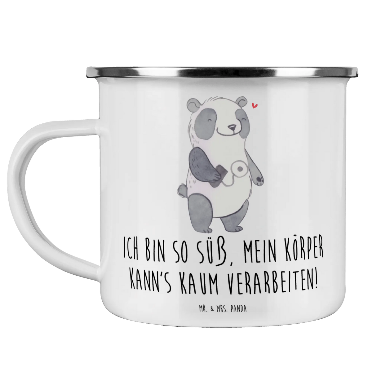 Enamel camping mug Panda Insulin pump Emaille Tasse, Outdoor Becher, outdoortasse, wanderbecher, becher emaille, Teebecher, Emailletasse, Blechtasse, Outdoor Tasse, Teetasse, Haferl, Reisebecher, Emaille Becher, Kaffeepott, Pott, metallbecher, emaillebecher, Campingtasse, wandertasse, Campingbecher, Tasse Emaille, reisetasse, blechbecher, Motivtasse, Panda, Diabetes, Insulinpumpe, Diabetes Mellitus