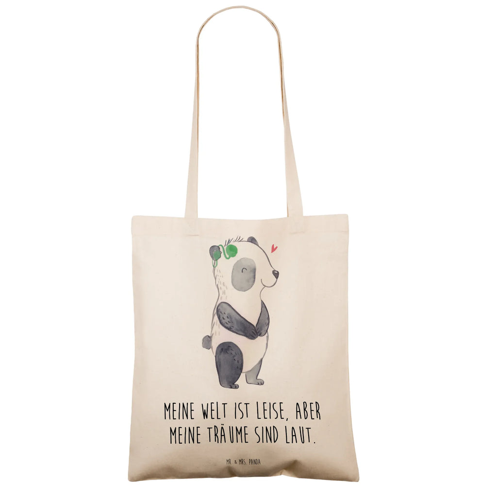 Tote bag Panda Deaf bag, cotton bag, pouch, shopper, Carrier bag, shoulder bag, jute bag, shopping bag, cloth bag