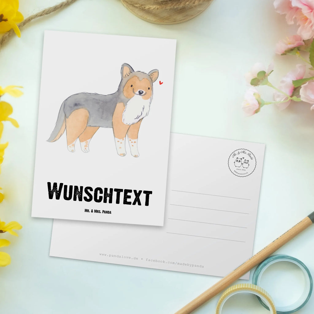 Personalised postcard Shetland Sheepdog moment Dog, dog breed, purebred dog, dog owner, gift, animal lover, giving, puppy