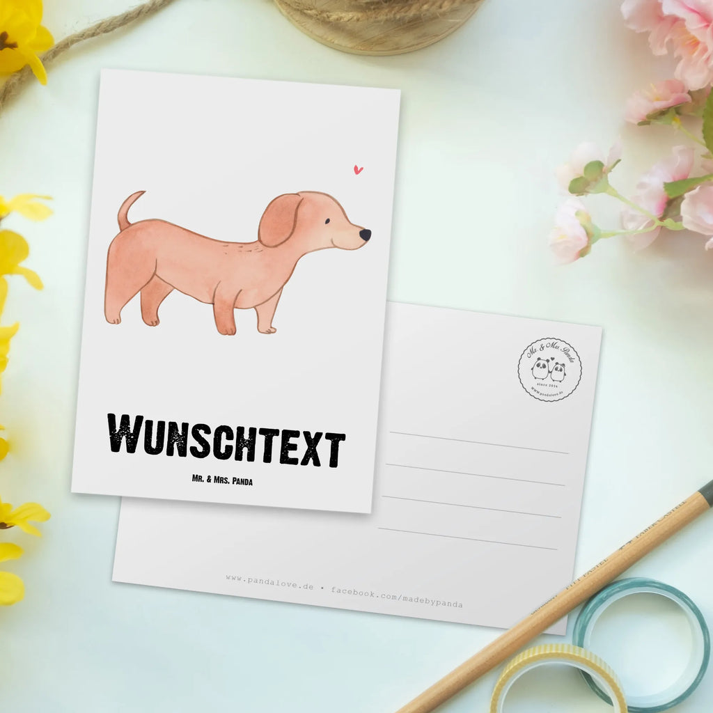 Personalisierte Postkarte Dackel Kurzhaardackel Lebensretter Karte mit Wunschtext, Ansichtskarte mit Namen, Grußkarte mit Wunschtext, Postkarte personalisierbar, Postkarte bedrucken, Grußkarte mit Namen, Postkarte mit Wunschtext, Geschenkkarte mit Namen, Einladung mit Namen, Einladung mit Wunschtext, Postkarte mit Namen, Karte mit Namen, Geschenkkarte mit Wunschtext, Ansichtskarte mit Wunschtext, Hund, Hunderasse, Rassehund, Hundebesitzer, Geschenk, Tierfreund, Schenken, Welpe, Teckel, Dachshund, Kurzhaardackel