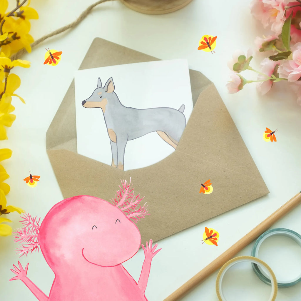 Personalised greetings card Doberman Pinscher Lifesaver Dog, dog breed, purebred dog, dog owner, gift, animal lover, giving, puppy