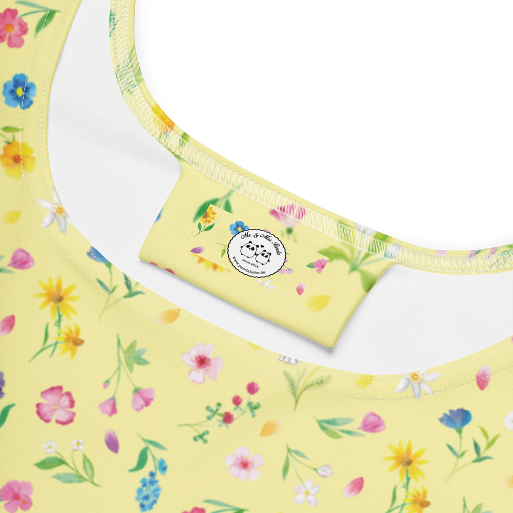 Sommerkleid Bunte Blumenwiese Muster Kleid, Sommerkleid, Skaterkleid, Blumen Muster, Blumenwiese, Flower Power, Wildblumen Muster, Blumenmädchen