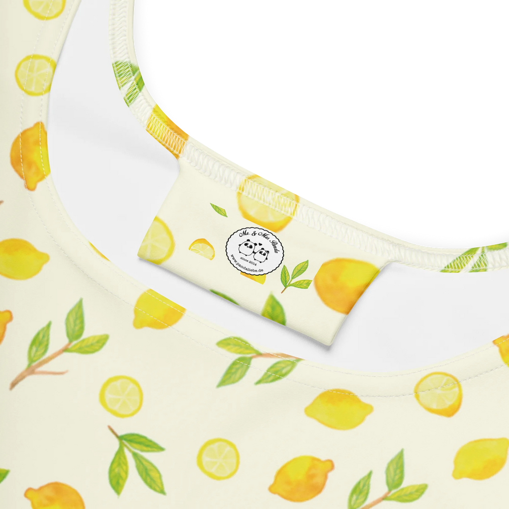 Summer dress Freshness Lemons Sommerkleid, Skaterkleid, Kleid, Zitronen Muster, Zitrone, Zitrusfrüchte Muster