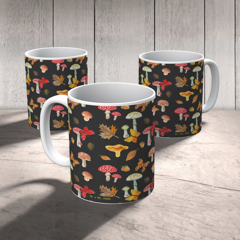 Mug Mushrooms Butterflies latte mug, mug with designs, tea mug, porcelain mug, ceramic mug, mug, custom mug, coffee mug, gift mug, office mug, novelty mug, mug with quotes, personalized mug