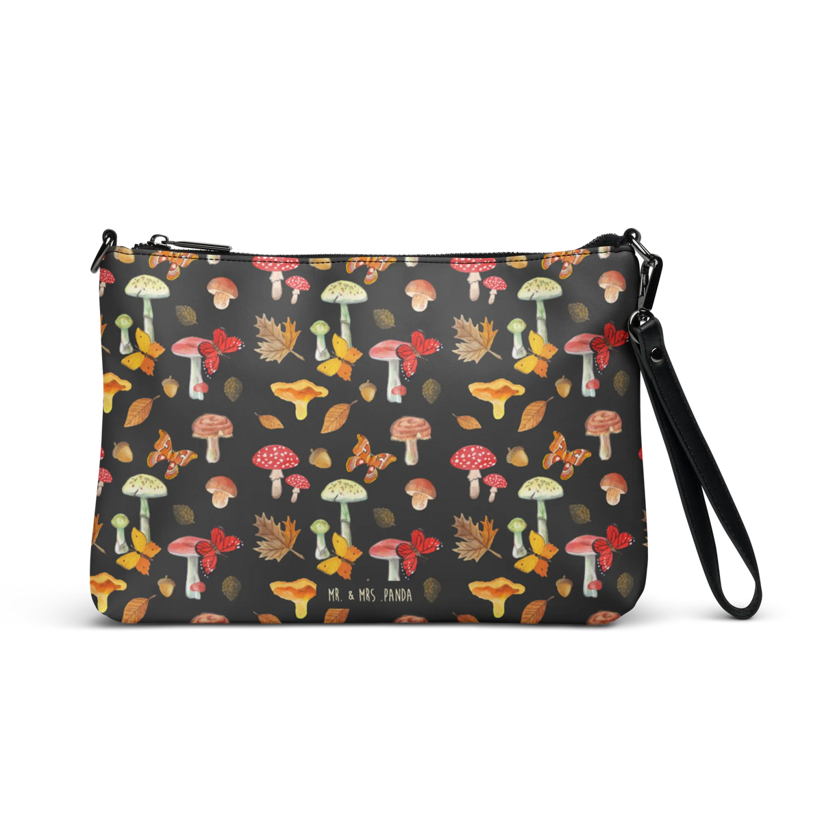 Handbag Mushrooms Butterflies crossbody bag, women's handbags, clutch, shoulder bag, messenger bag, designer handbag, tote bag, purse, handbag, satchel, fashion bags, leather handbag