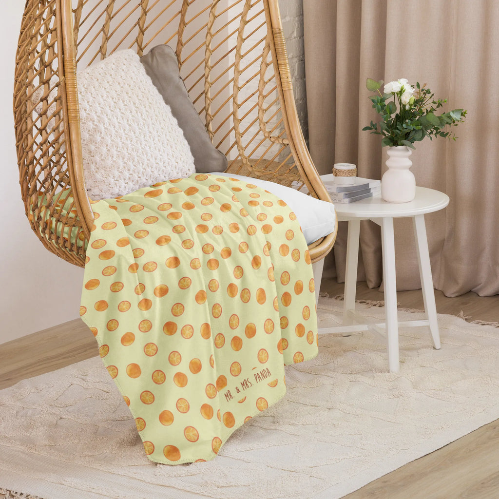 Sherpa Kuscheldecke Zitrus Orange Muster Obst Muster, Orangen, Orangen Muster, Orange, Zitrusfrüchte