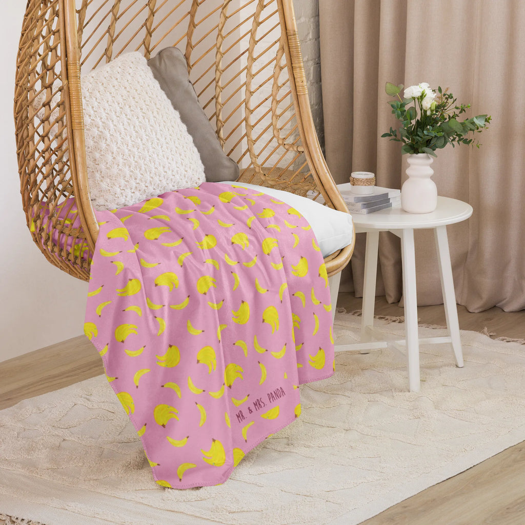 Sherpa cuddly blanket Bananas Perennial Bananen Muster