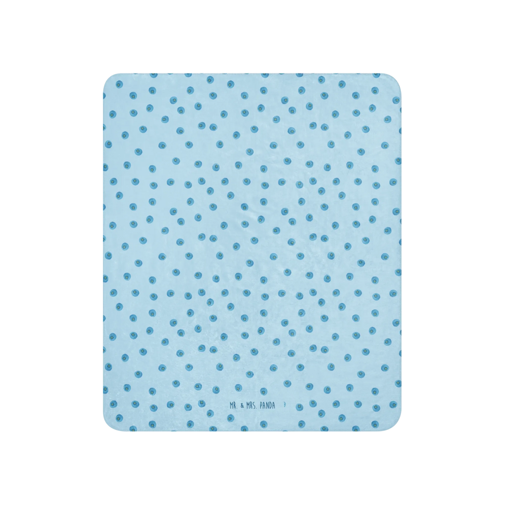 Sherpa cuddly blanket Blue Blueberries Blaubeeren Muster, Blueberries, Heidelbeeren Muster