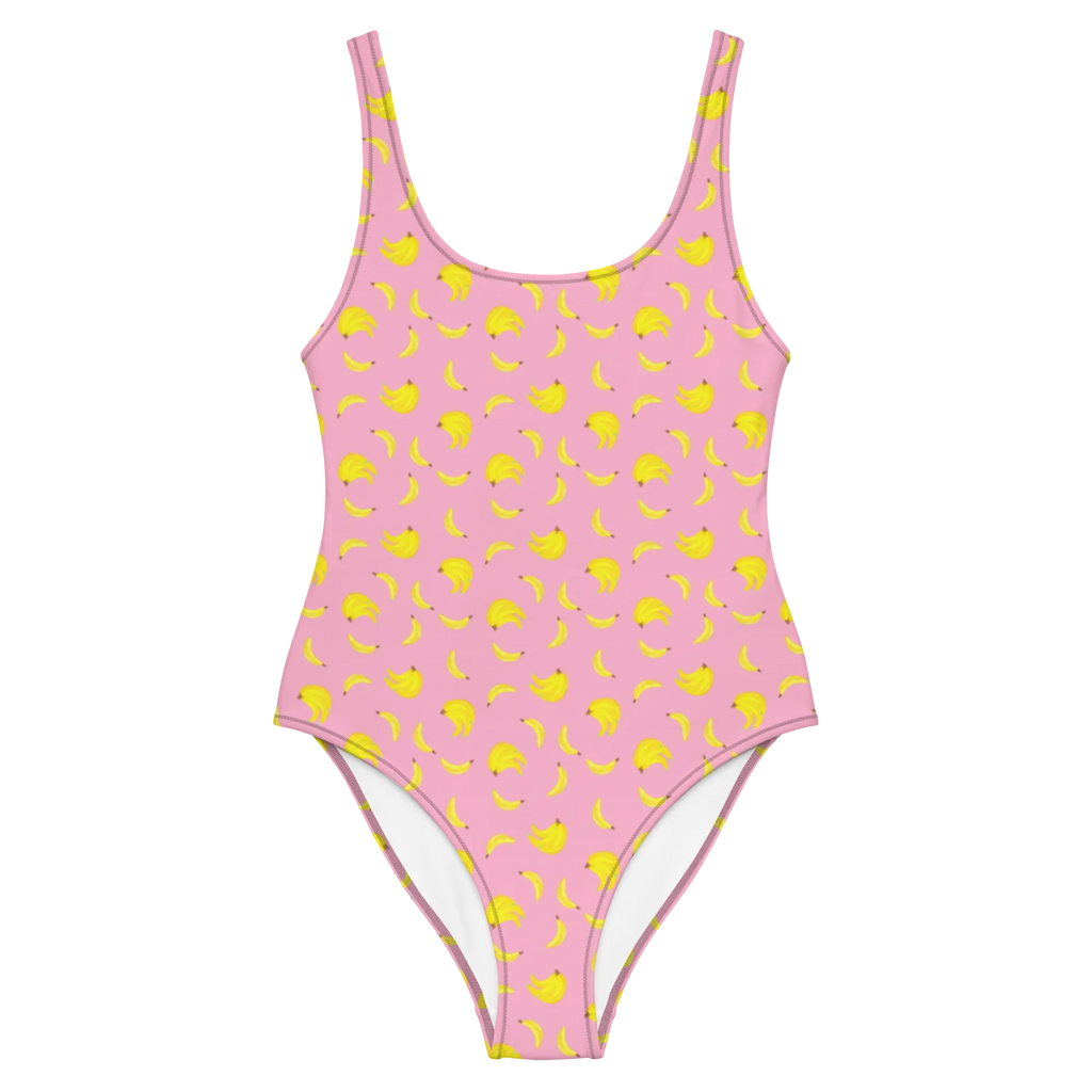 Swimsuit Bananas Perennial Badeanzug, Luxus-Bademode, Bademode, Swimsuit, Badebekleidung, Rückenfreier Badeanzug, Bananen Muster