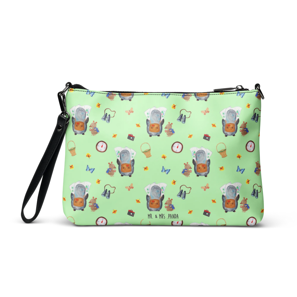 Handtasche Pinguin & Maus Wanderer Muster Kleine Umhängetasche, Handtasche Damen, Henkeltasche, Umhängetasche, Kleine Handtasche Damen, Handtasche, Damentasche, Handtaschen Damen, Umhängetasche Damen, Abendtasche, Damen Umhängetasche, Taschen, Shopper Tasche, Pinguin, Pinguine, Roadtrip, Ausflug, Wanderlust, Wandern, Abenteuer, Abenteurer