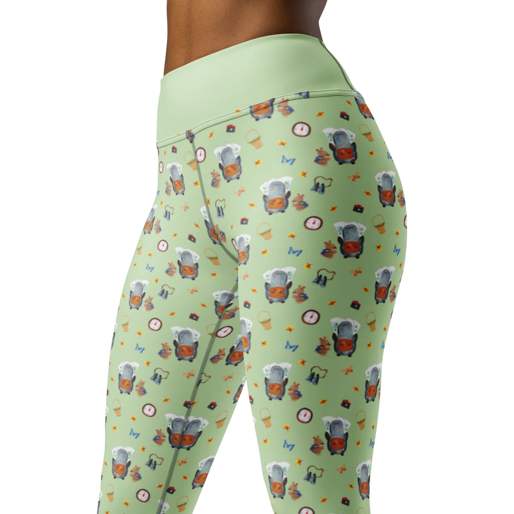 Yoga Pants Penguin & Mouse Hiker Yogapants, Yogaleggings, Yogaleggins, Yogahose Damen, Yogahose, Frauen, Yogahose Mädchen, Yogahose Kinder, Yogahose Herren, Yogahose Männer, Pinguin, Pinguine, Abenteurer, Abenteuer, Roadtrip, Ausflug, Wanderlust, wandern