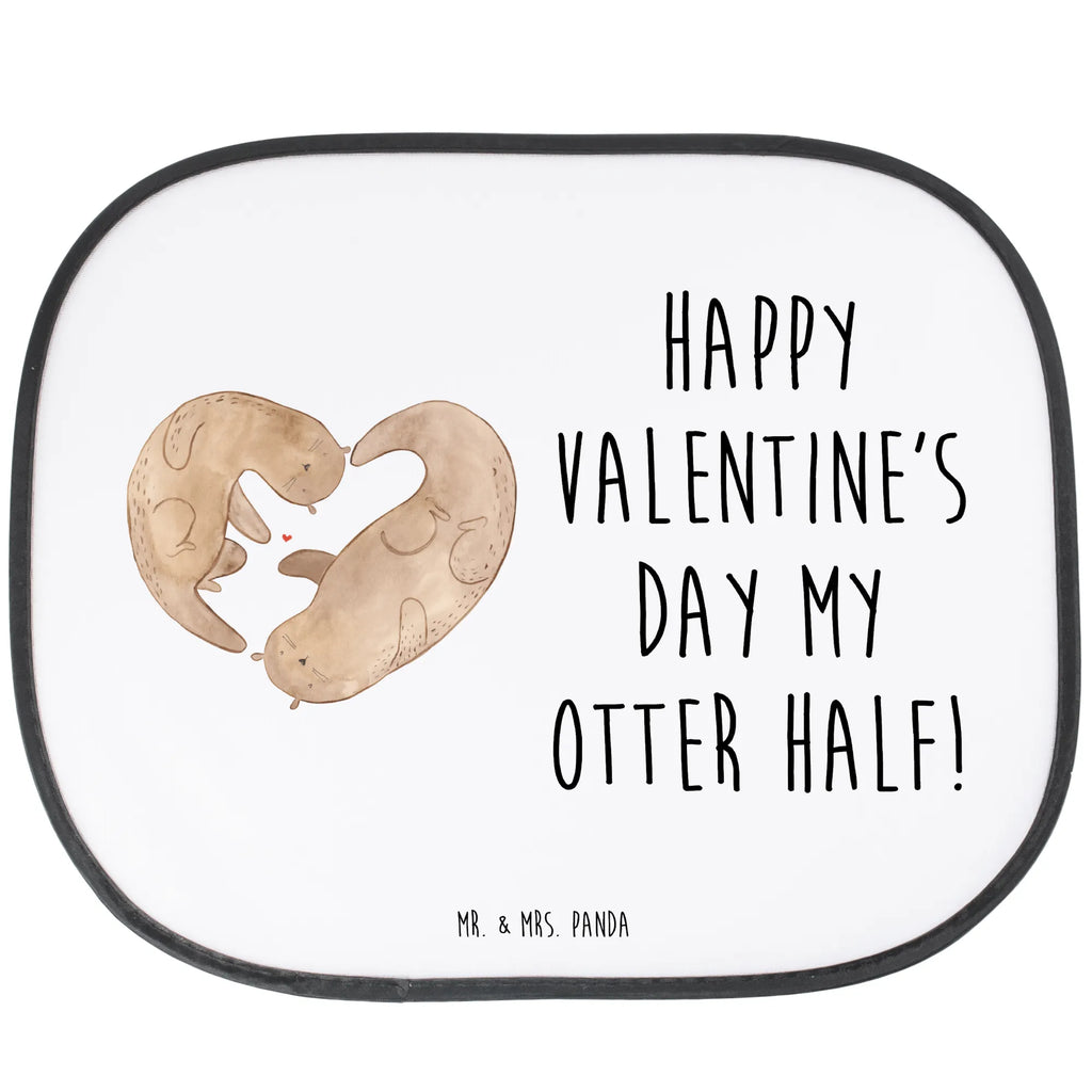 Osłona przeciwsłoneczna do samochodu wydra Walentynka Miłość, partner, przyjaciel, przyjaciółka, mąż, żona, wesele, zaręczyny, prośba o rękę, prezent miłosny, rocznica, dzień ślubu