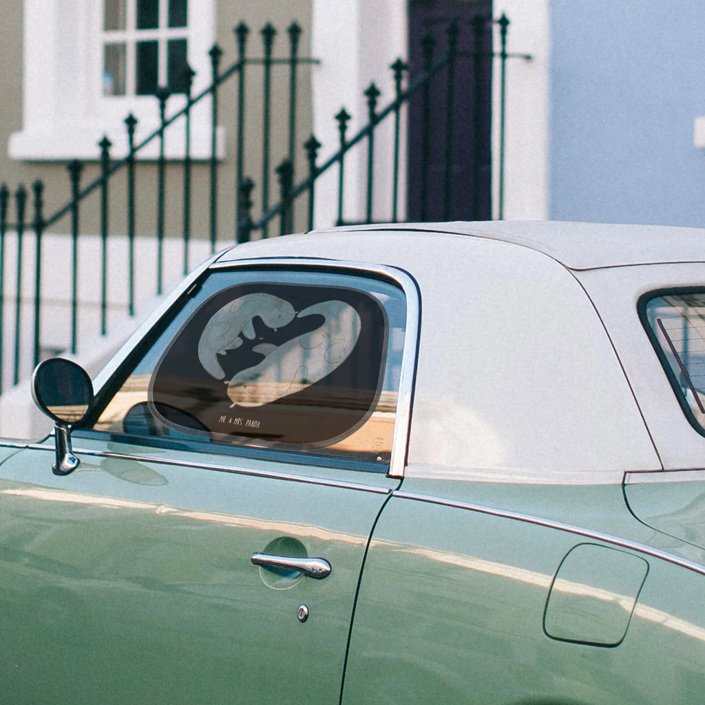 Osłona przeciwsłoneczna do samochodu wydra Walentynka Miłość, partner, przyjaciel, przyjaciółka, mąż, żona, wesele, zaręczyny, prośba o rękę, prezent miłosny, rocznica, dzień ślubu