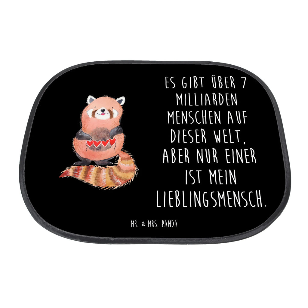 Car sun shade red panda sun protection, gift, children, back seat, family, sun visor, windows, car, small animals, cute, funny, cute animal motives, hand drawn, small world, funny sayings, good mood, happy, gifts, gift ideas, special gifts, animal lover, card, darling, red, favourite person, love, Panda, heart