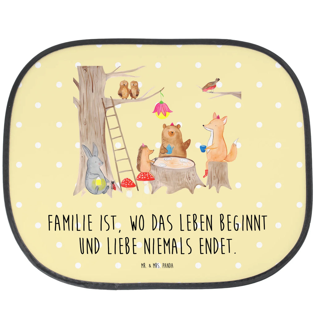 Osłona przeciwsłoneczna do samochodu zwierzęta leśne piknik Motywy zwierzęce, dobra energia, zabawne powiedzonka, zwierzęta