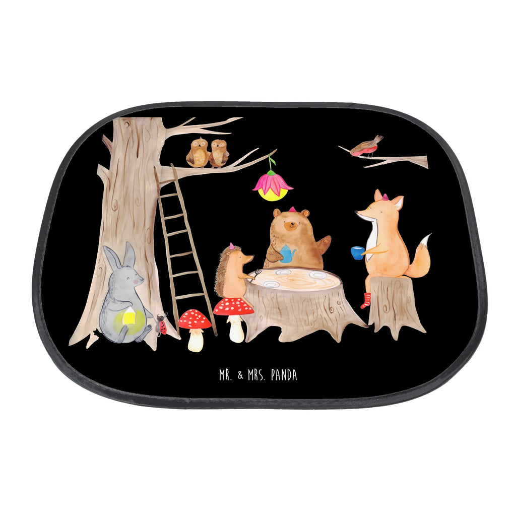 Osłona przeciwsłoneczna do samochodu zwierzęta leśne piknik Motywy zwierzęce, dobra energia, zabawne powiedzonka, zwierzęta