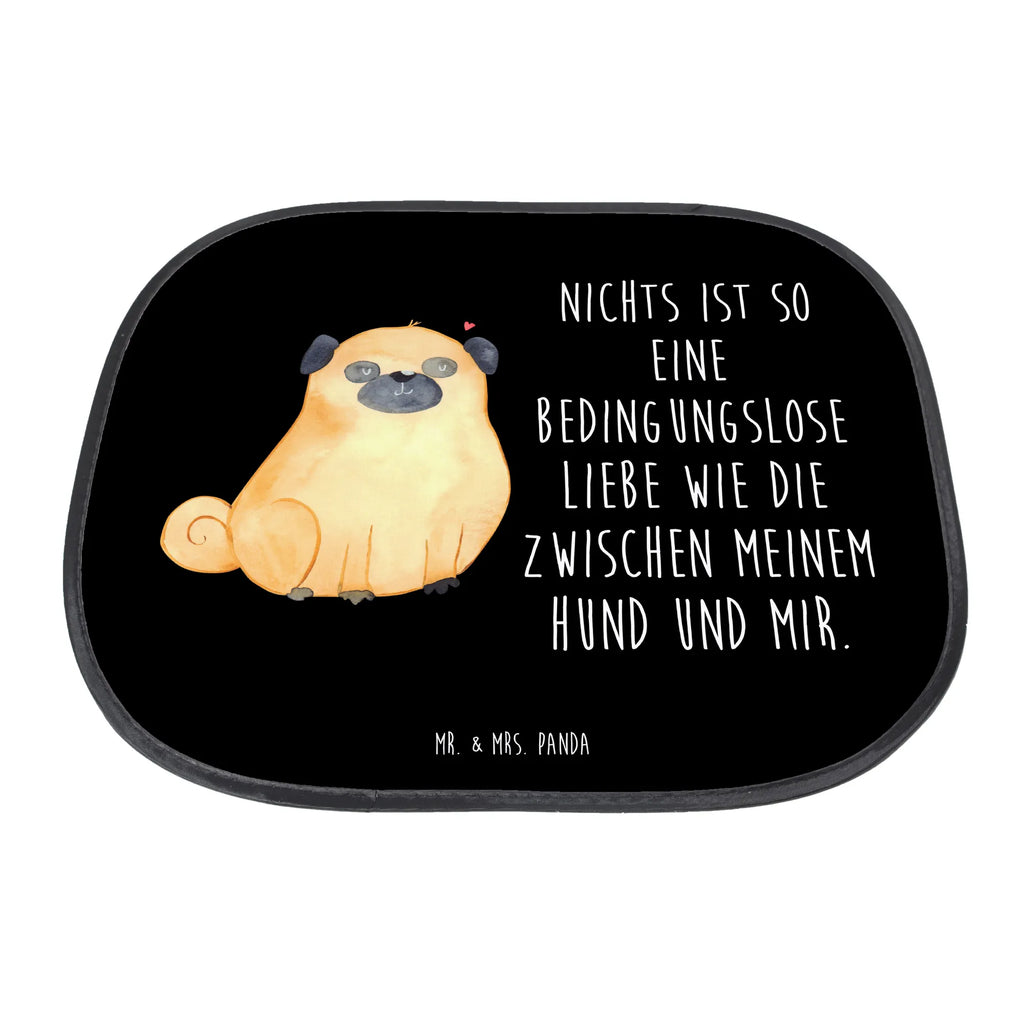 Osłona przeciwsłoneczna do samochodu Mops Pies, motyw psa, zwierzę domowe, rasa psa, miłośnik zwierząt, właściciel psa, powiedzenia