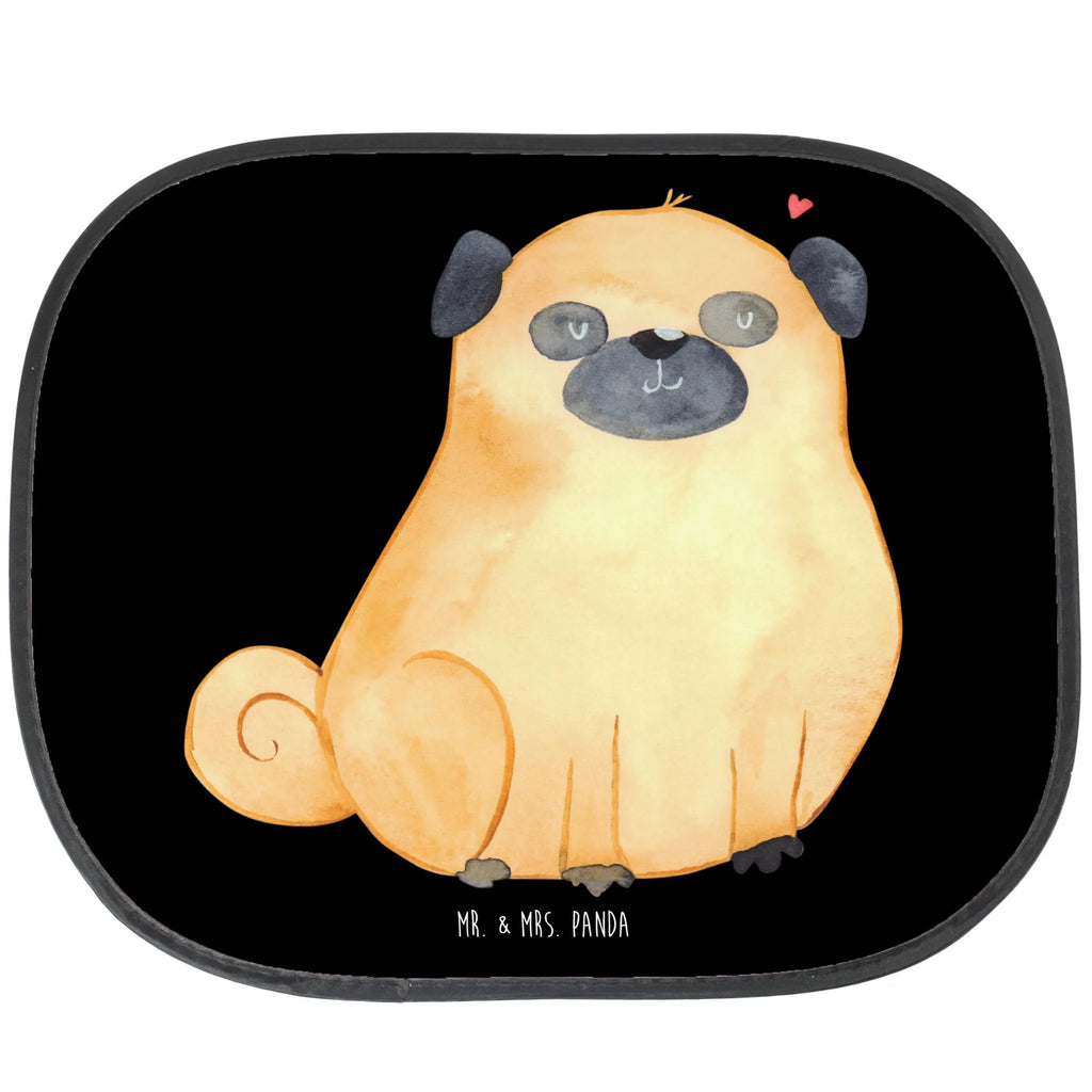 Osłona przeciwsłoneczna do samochodu Mops Pies, motyw psa, zwierzę domowe, rasa psa, miłośnik zwierząt, właściciel psa, powiedzenia