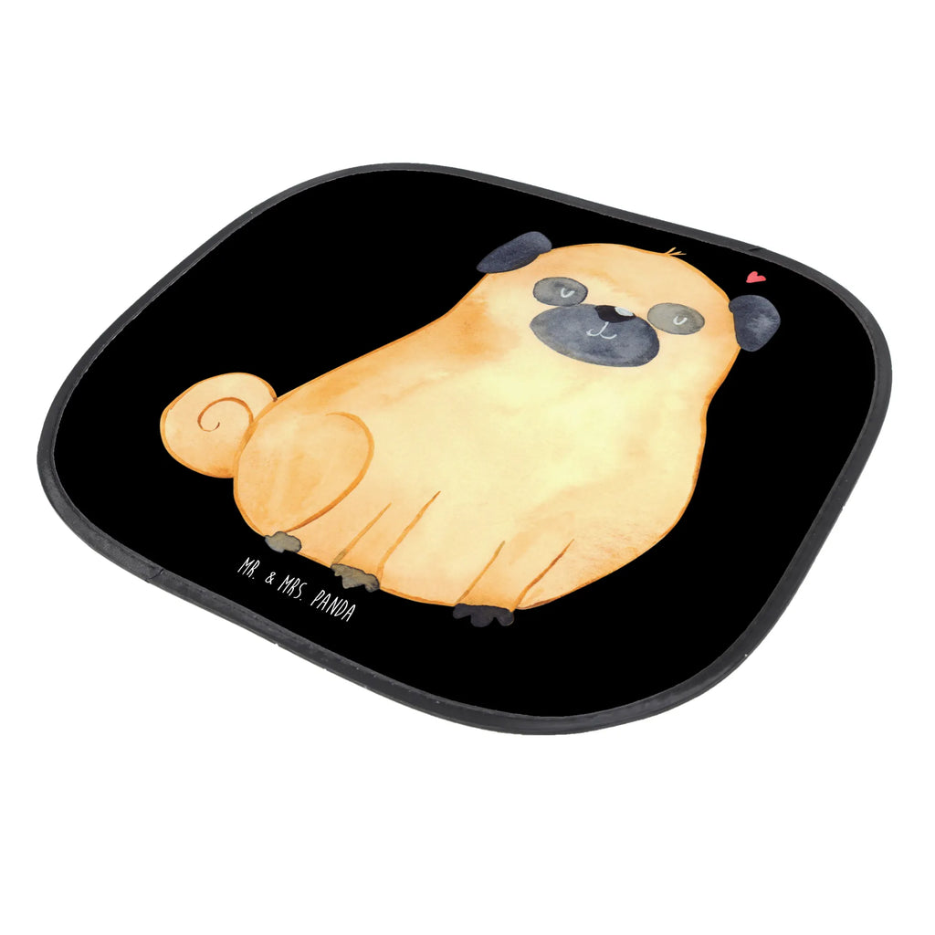 Osłona przeciwsłoneczna do samochodu Mops Pies, motyw psa, zwierzę domowe, rasa psa, miłośnik zwierząt, właściciel psa, powiedzenia