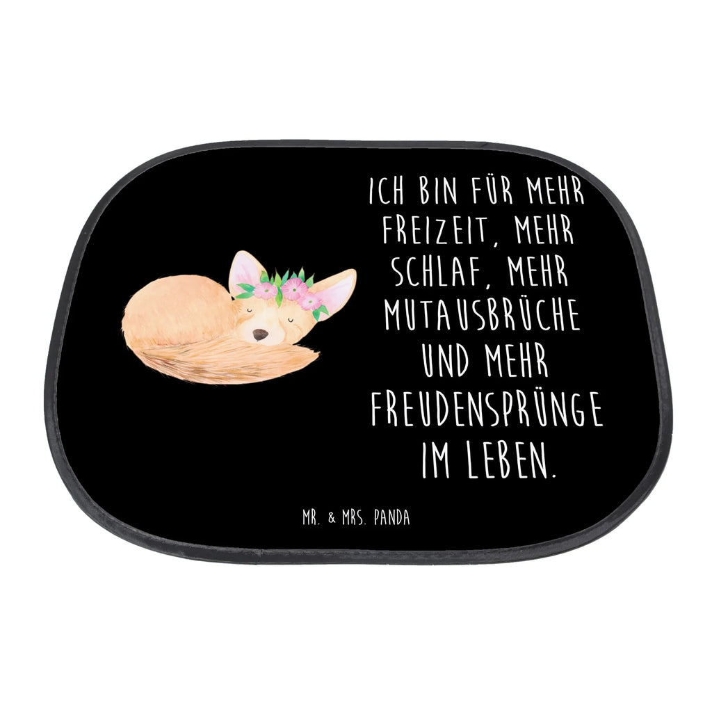 Car sun shade desert fox Flower car, sun visor, back seat, windows, family, gift, children, sun protection, Africa, desert, desert fox, happy, wreath of flowers, flowers