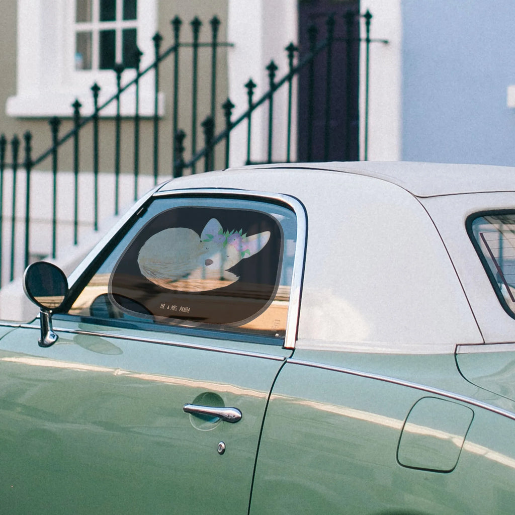 Car sun shade desert fox Flower car, sun visor, back seat, windows, family, gift, children, sun protection, Africa, desert, desert fox, happy, wreath of flowers, flowers