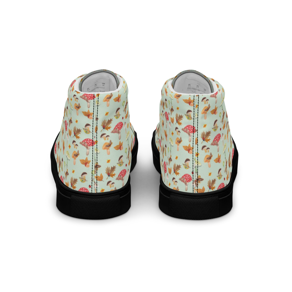 Damen Sneaker Herbst Pilze Muster Schuhe Damen Sneaker, Damen Turnschuhe, Damen Sneaker, Damen Sportschuhe, Sportschuhe Damen, Turnschuhe Damen, Sneaker Damen, Schmetterlings Muster, Herbstwald, Wald, Pilz Muster, Pilze