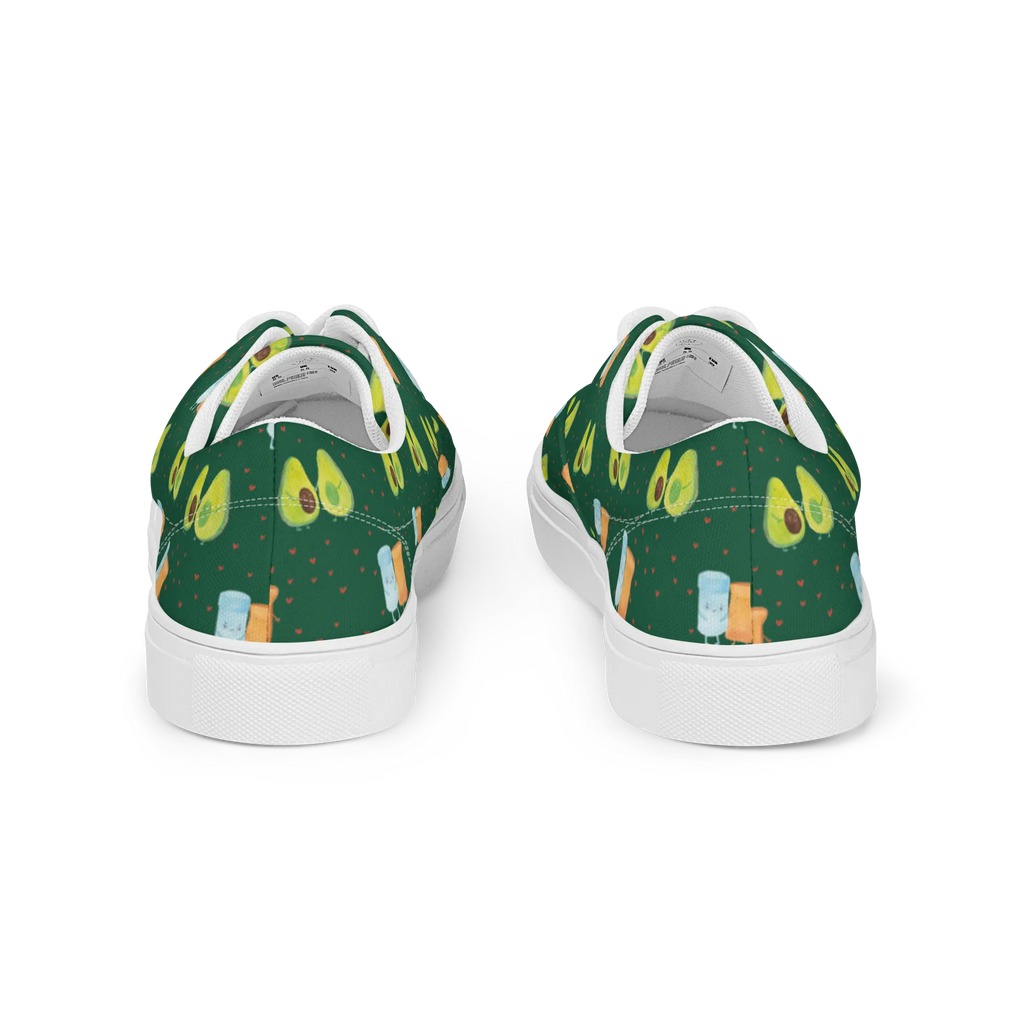 Damen Stoffschuhe Avocado Pärchen Muster Avocado, Veggie, Vegan, Gesund, Babyparty, Avocuddle, Avocados, Geburt, Schwangerschaft, Familie, Babyshower, Liebe, Hochzeit, Kinder