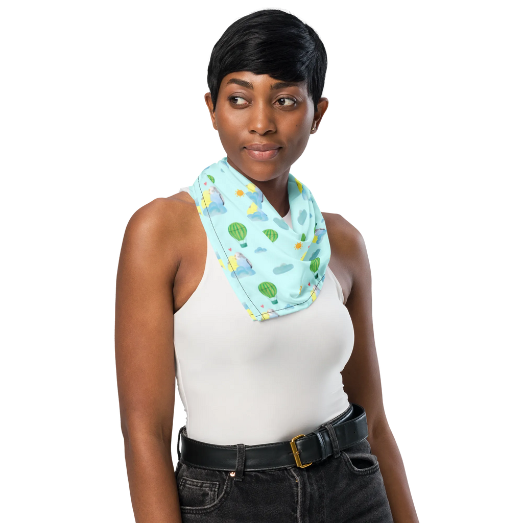 Bandana Miłość papużki falistej Miłość, partner, przyjaciel, przyjaciółka, mąż, żona, wesele, zaręczyny, prośba o rękę, prezent miłosny, rocznica, dzień ślubu