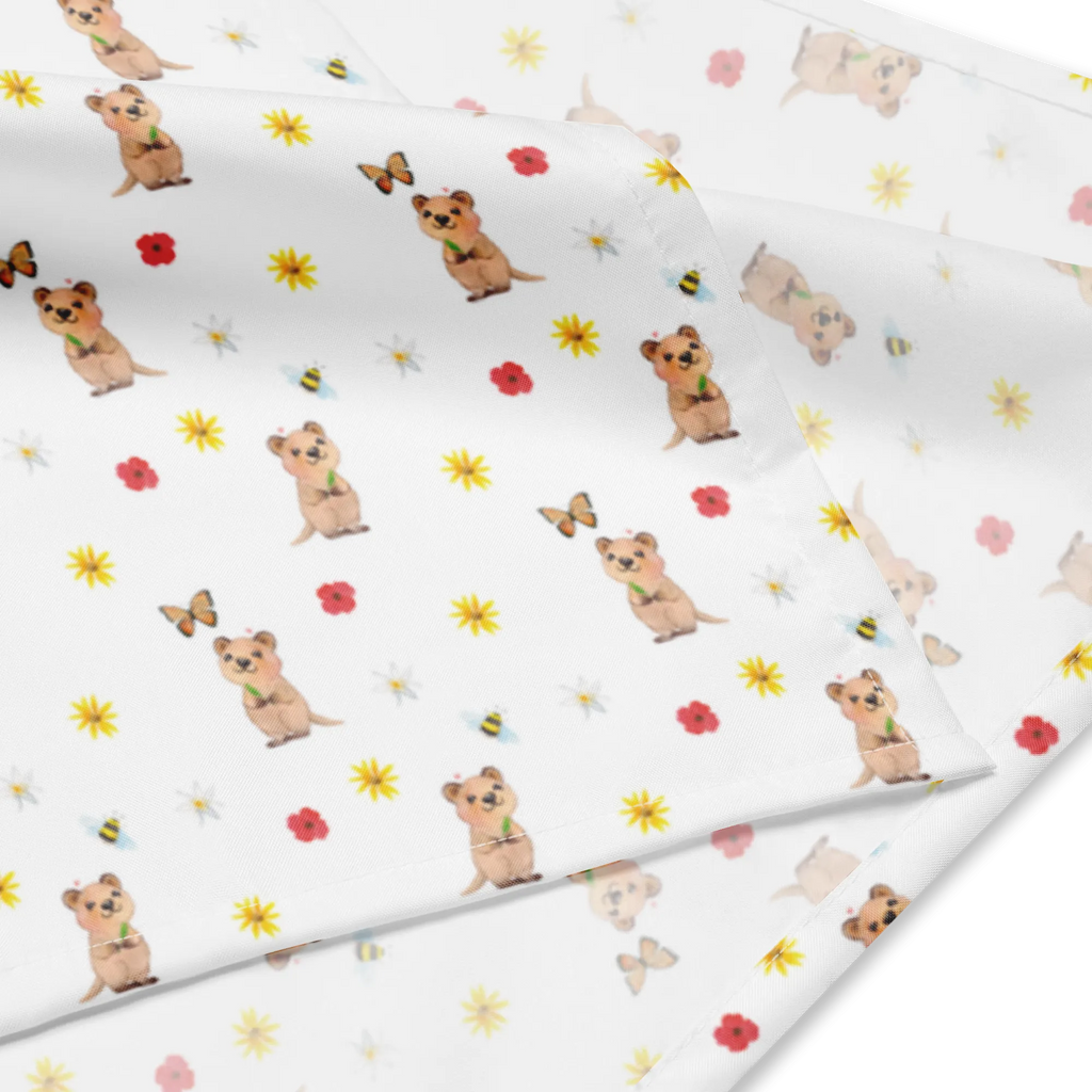 Bandana Quokka Happy Muster Sport Bandana, Sportbandana, Multifunktionstuch, Bandana Tuch, Design Bandana, Bandana, Halstuch, Kopftuch, Bandana kaufen, Tiermotive, Gute Laune, lustige Sprüche, Tiere, Aufschieberitis, Lustiger Spruch, Niedliches Tier, Verschieben, Quokka, Dinge erledigen