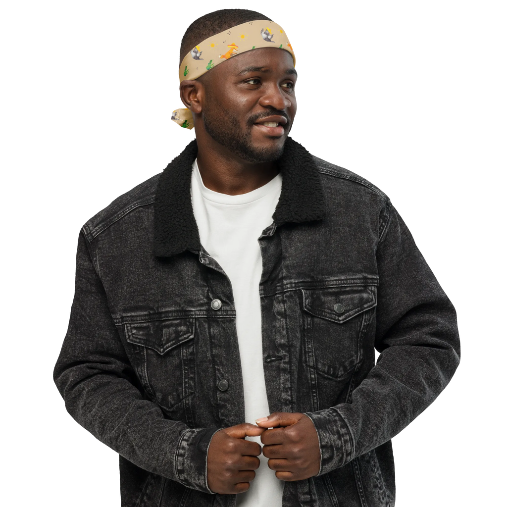 Bandana Rabe Sombrero Muster Halstuch, Bandana Tuch, Sportbandana, Design Bandana, Bandana kaufen, Multifunktionstuch, Bandana, Sport Bandana, Kopftuch, Tiermotive, Gute Laune, lustige Sprüche, Tiere, glücklich sein, froh, Spruch positiv, Glück Spruch, Vogel, Motivation, fröhlich sein, Rabe, Elster, Vögel