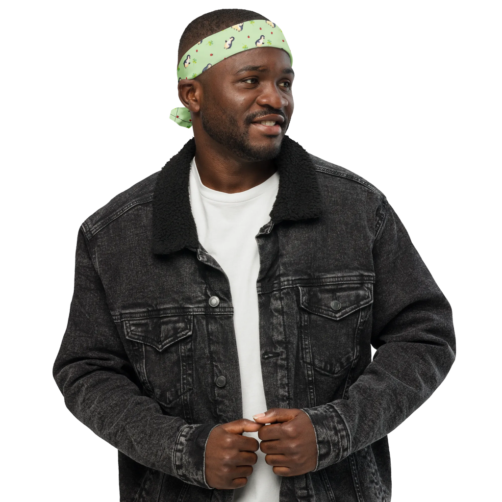 Bandana Pinguin Marienkäfer Muster Bandana kaufen, Sportbandana, Design Bandana, Halstuch, Bandana, Sport Bandana, Kopftuch, Bandana Tuch, Multifunktionstuch, Pinguin, Lebensfreude, Liebe, Freude, Wunder, Pinguine, Glück, Marienkäfer