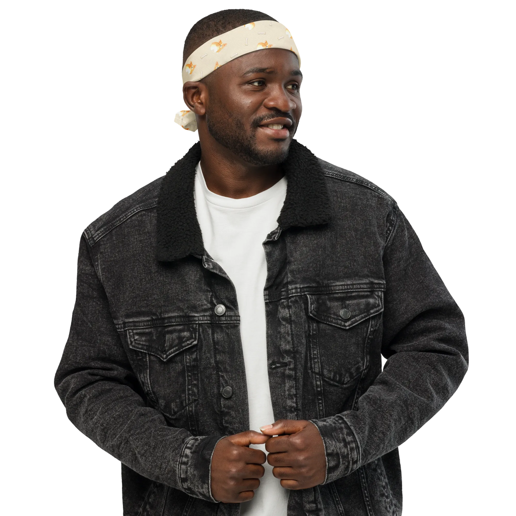 Bandana Corgi Po Muster Multifunktionstuch, Sportbandana, Kopftuch, Bandana, Bandana kaufen, Sport Bandana, Design Bandana, Halstuch, Bandana Tuch, Hund, Hundemotiv, Haustier, Hunderasse, Tierliebhaber, Hundebesitzer, Sprüche, Corgie, Spruch, Selbstliebe, Hundeliebe, Motivation