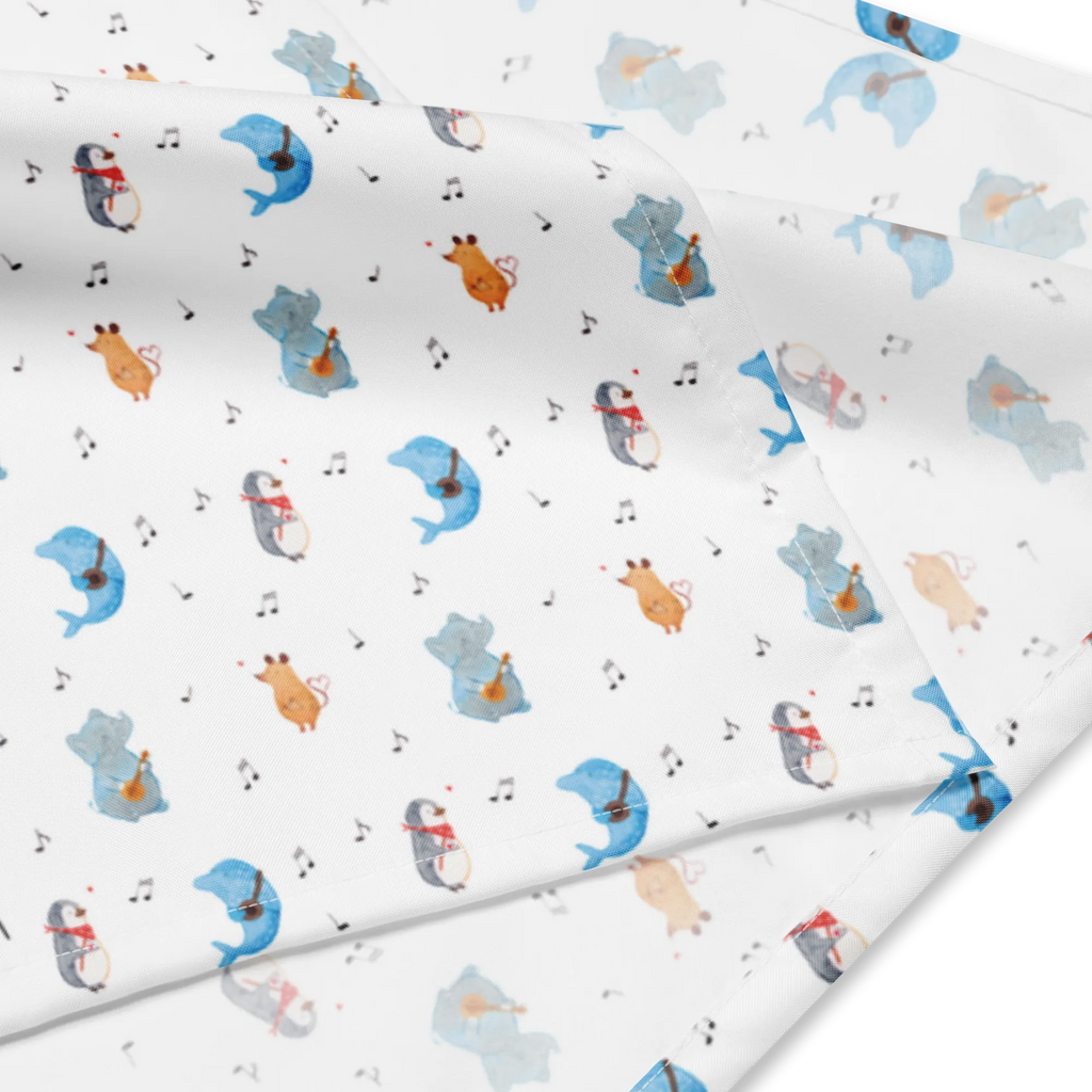 Bandana Big Band Muster Bandana kaufen, Kopftuch, Multifunktionstuch, Halstuch, Design Bandana, Bandana Tuch, Bandana, Sportbandana, Sport Bandana, Tiermotive, Gute Laune, lustige Sprüche, Tiere, Musik, Delfin, Pinguin, Elefant, Maus, Gitarre, Band, Hund, Triangel, Musikanten