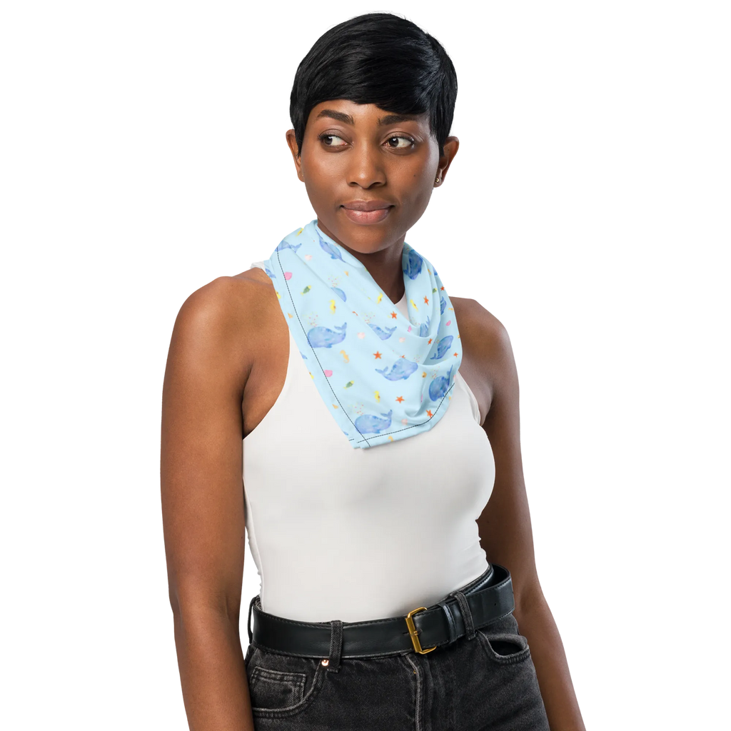 Bandana Wal Konfetti Muster Bandana kaufen, Multifunktionstuch, Bandana, Kopftuch, Bandana Tuch, Sportbandana, Halstuch, Sport Bandana, Design Bandana, Meerestiere, Meer, Urlaub, Wale, Konfetti, Neuanfang, Diät, Wal, Abnehmen, Neustart, Lebensabschnitt, Motivation, Geburtstag, Trennung