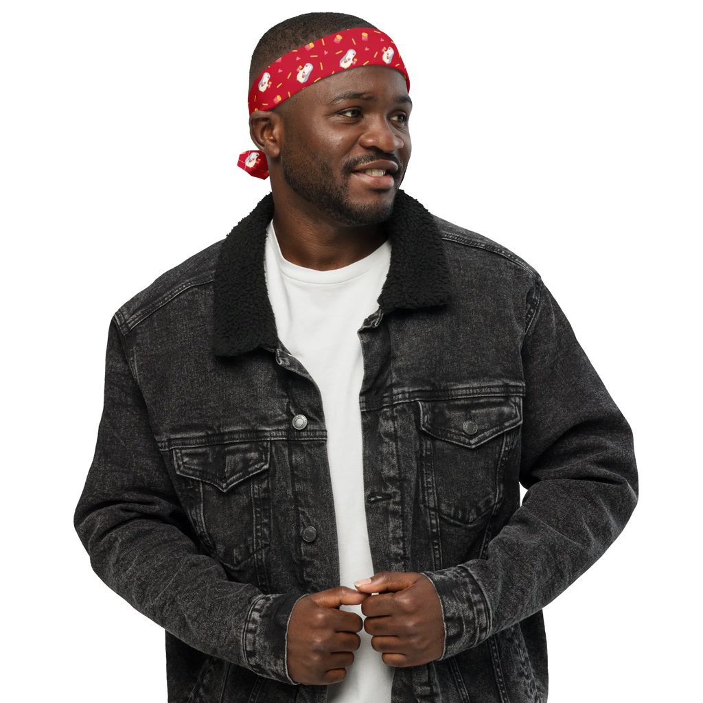 Bandana Pinguin Pommes Muster Halstuch, Design Bandana, Kopftuch, Bandana kaufen, Sport Bandana, Bandana Tuch, Multifunktionstuch, Sportbandana, Bandana, Liebe, Partner, Freund, Freundin, Ehemann, Ehefrau, Heiraten, Verlobung, Heiratsantrag, Liebesgeschenk, Jahrestag, Hocheitstag, Mitbringsel, Geschenk für Frauen, Liebesbeweis, Geschenk für Partner, für Ehemann, Geschenk für Freundin, für Männer, Hochzeitstag, Valentinstag