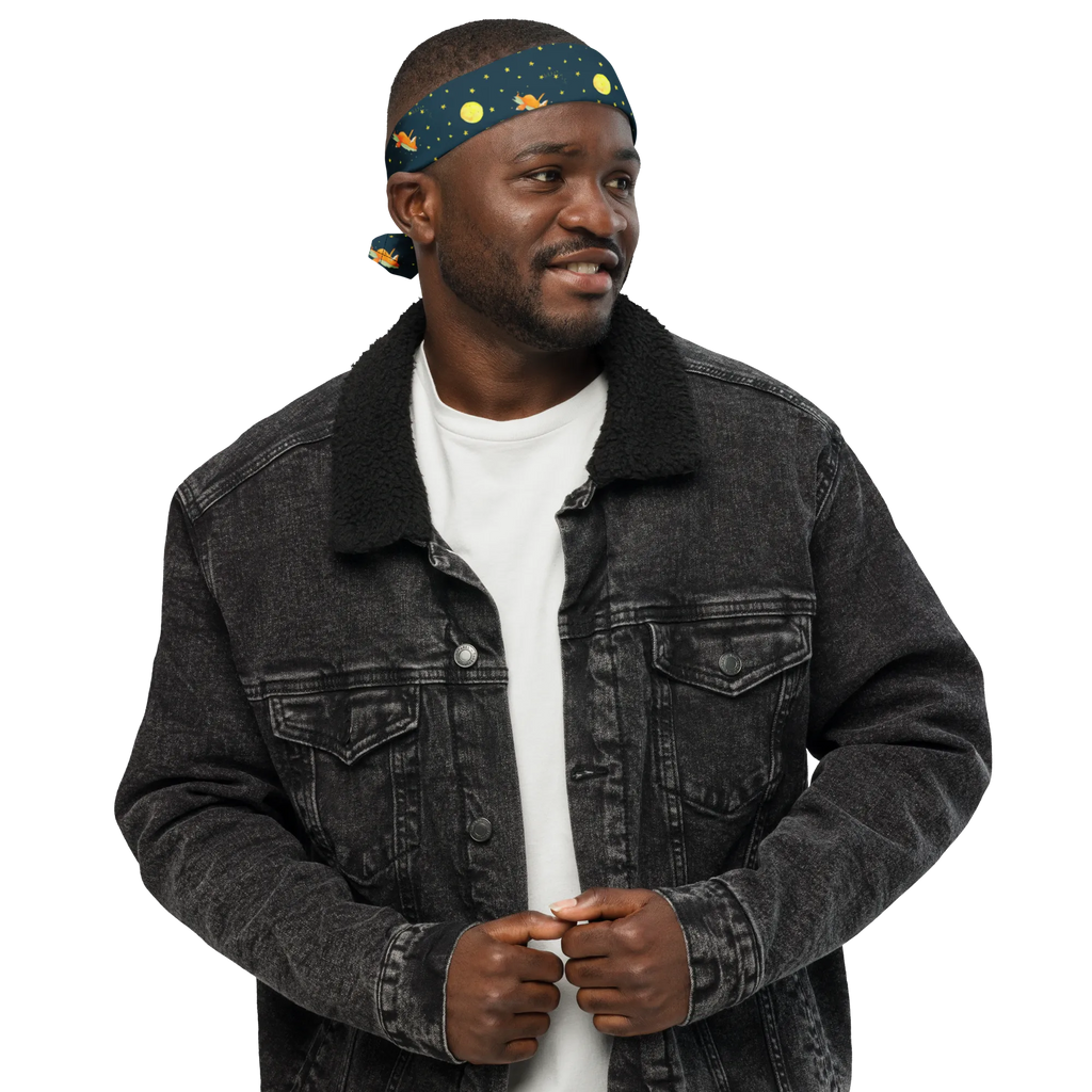 Bandana Fuchs Sterne Muster Sportbandana, Kopftuch, Sport Bandana, Halstuch, Bandana, Multifunktionstuch, Design Bandana, Bandana kaufen, Bandana Tuch, Fuchs, Spruch positiv, Füchse, Romantik, tröstende Worte, Always Look on the Bright Side of Life, Spruch schön