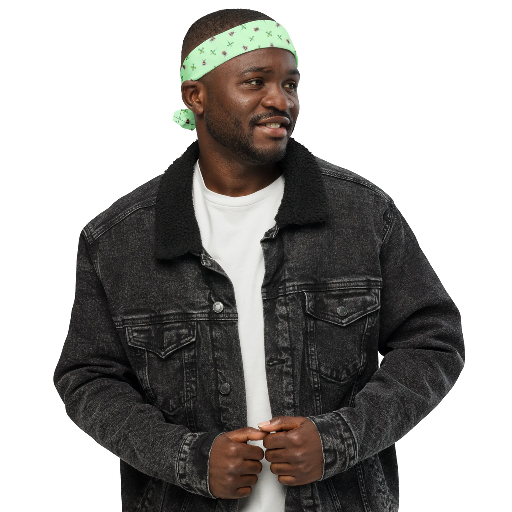 Bandana Hummeln Kleeblatt Muster Bandana Tuch, Kopftuch, Bandana kaufen, Multifunktionstuch, Sportbandana, Bandana, Halstuch, Design Bandana, Sport Bandana, Tiermotive, Gute Laune, lustige Sprüche, Tiere, Spruch schön, glücklich sein, Spruch fröhlich, Spruch positiv, Hummel, Biene, Biene Deko, glücklich werden