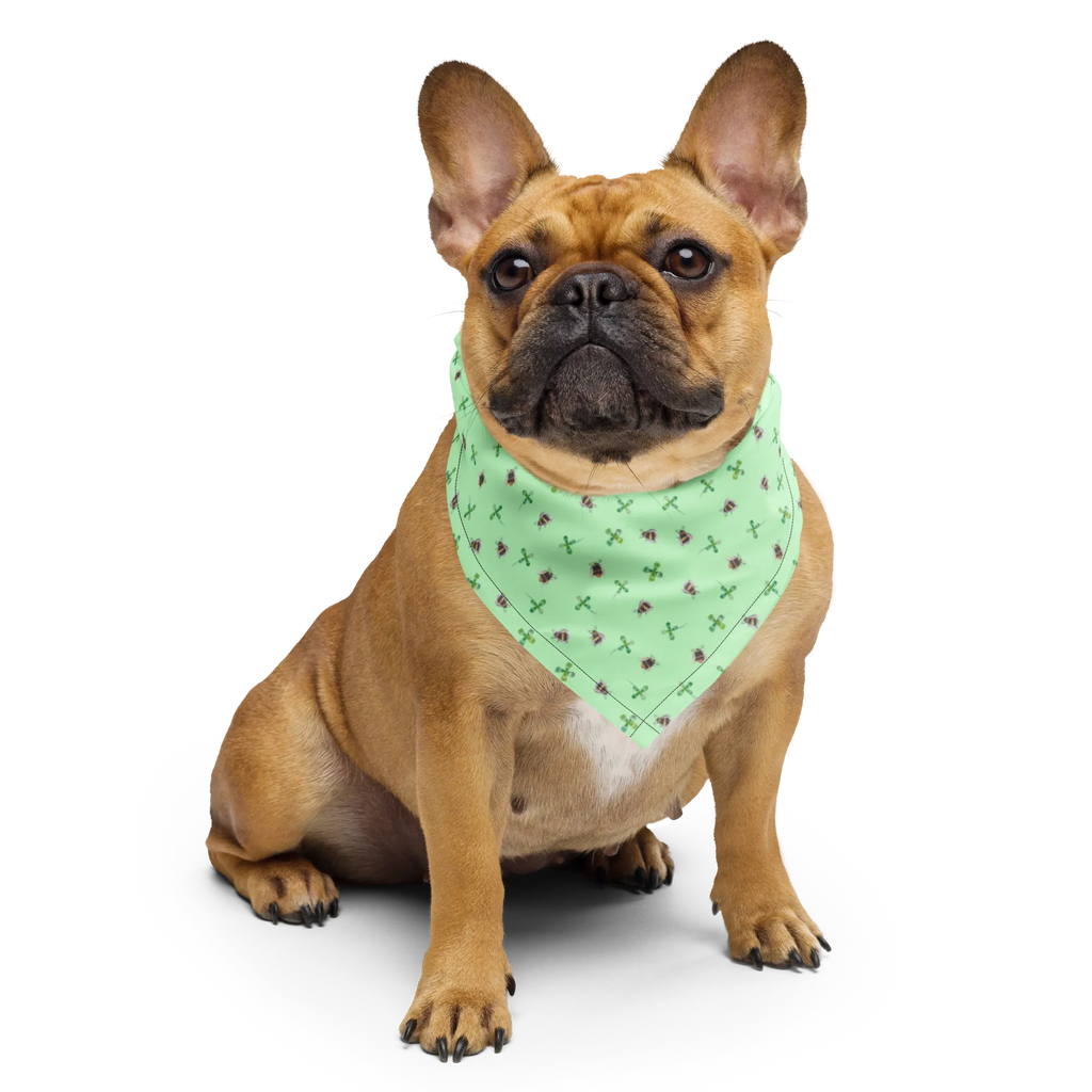 Bandana Hummeln Kleeblatt Muster Bandana Tuch, Kopftuch, Bandana kaufen, Multifunktionstuch, Sportbandana, Bandana, Halstuch, Design Bandana, Sport Bandana, Tiermotive, Gute Laune, lustige Sprüche, Tiere, Spruch schön, glücklich sein, Spruch fröhlich, Spruch positiv, Hummel, Biene, Biene Deko, glücklich werden