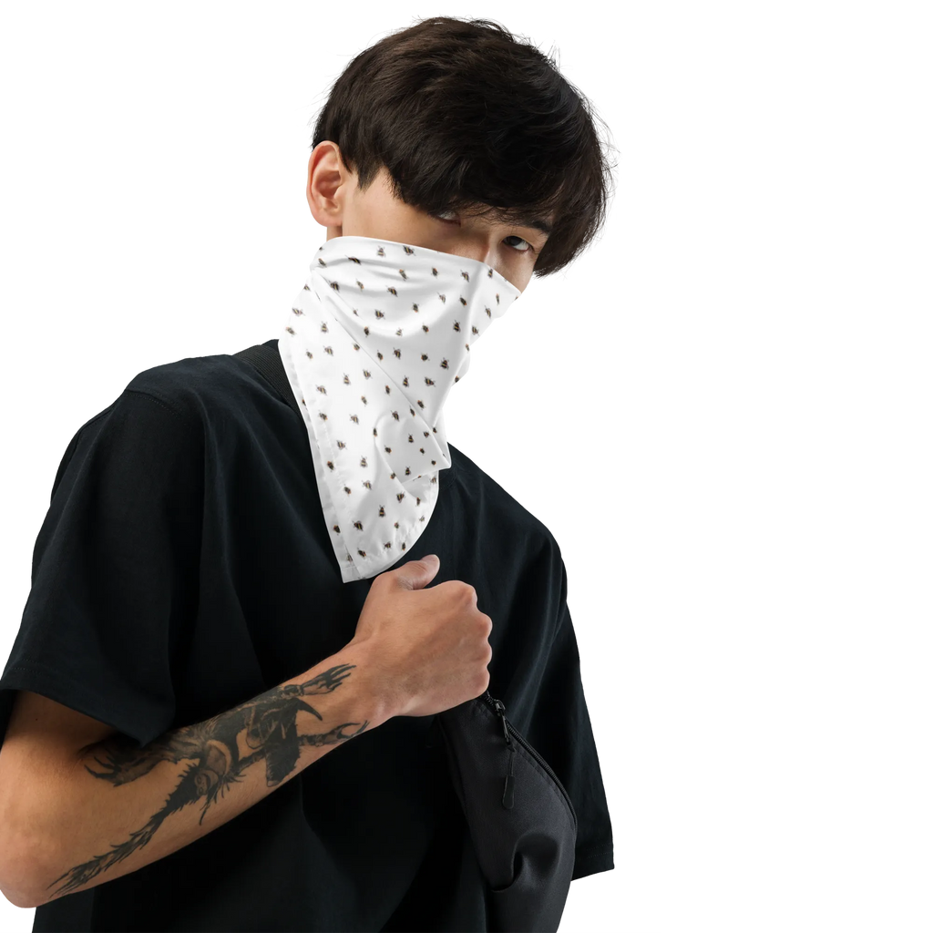 Bandana Hummel flauschig Muster Bandana Tuch, Bandana kaufen, Multifunktionstuch, Design Bandana, Sportbandana, Sport Bandana, Halstuch, Kopftuch, Bandana, Tiermotive, Gute Laune, lustige Sprüche, Tiere, Biene, Blume, Flauschig, Natur, Hummel