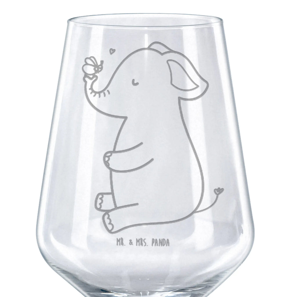Red Wine Glass elephant bee small animals, cute, funny, cute animal motives, hand drawn, small world, funny sayings, good mood, happy, gifts, gift ideas, special gifts, animal lover, card, love saying, wedding gift, marriage proposal, elephant, proof of love, love, love gift, bee, anniversary