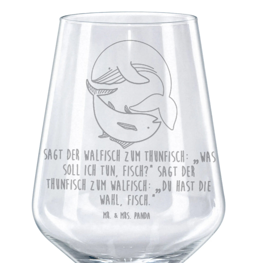 Kieliszek do czerwonego wina wieloryb tuńczyk Motywy zwierzęce, dobra energia, zabawne powiedzonka, zwierzęta