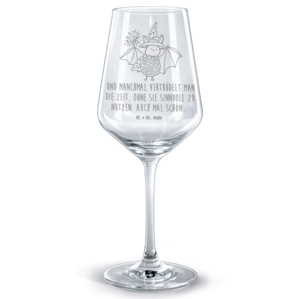 Kieliszek do czerwonego wina Nietoperz czarodziej Motywy zwierzęce, dobra energia, zabawne powiedzonka, zwierzęta