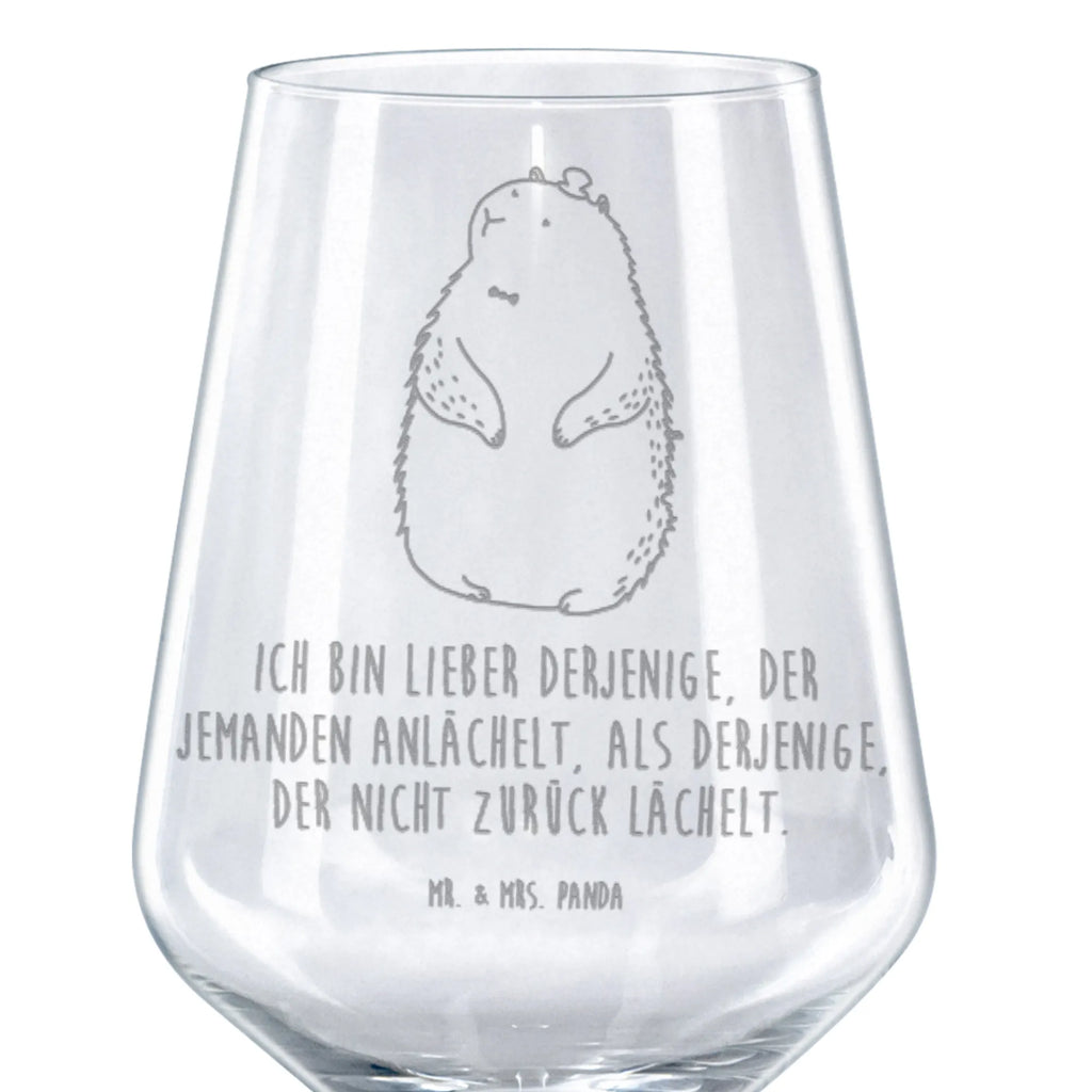 Red Wine Glass Groundhog small animals, cute, funny, cute animal motives, hand drawn, small world, funny sayings, good mood, happy, gifts, gift ideas, special gifts, animal lover, card, friendliness, decency, etiquette, respect, Groundhog, cheerfulness