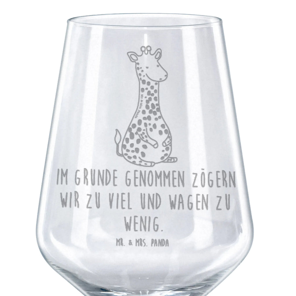 Kieliszek do czerwonego wina żyrafa Zadowolony Afryka, dzikie zwierzęta