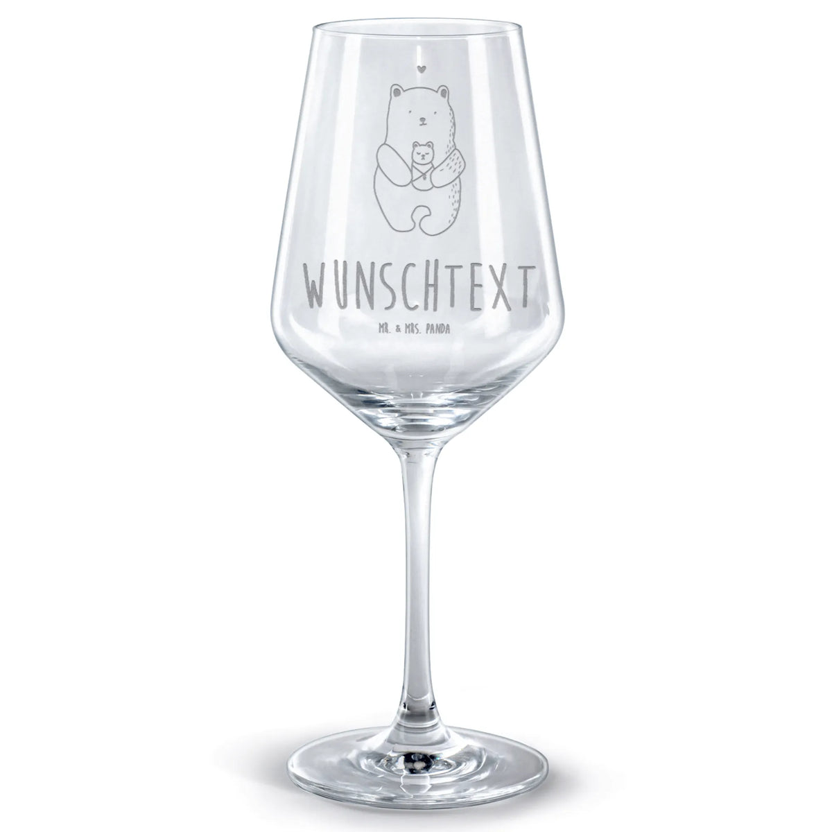 Personalized Red Wine Glass bear infant bear, teddy, teddy bear, cuddly toy, baptized child, baptism, nephew, grandchild, birth, mother, grandson, congratulations, parents, birthday, niece, baby