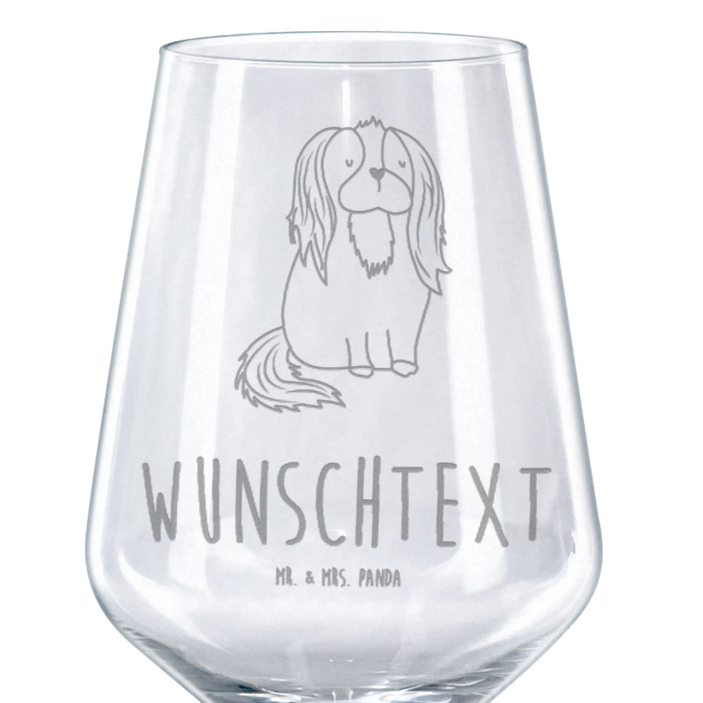 Personalizowany kieliszek do czerwonego wina pies Cavalier King Charles Spaniel Pies, motyw psa, zwierzę domowe, rasa psa, miłośnik zwierząt, właściciel psa, powiedzenia