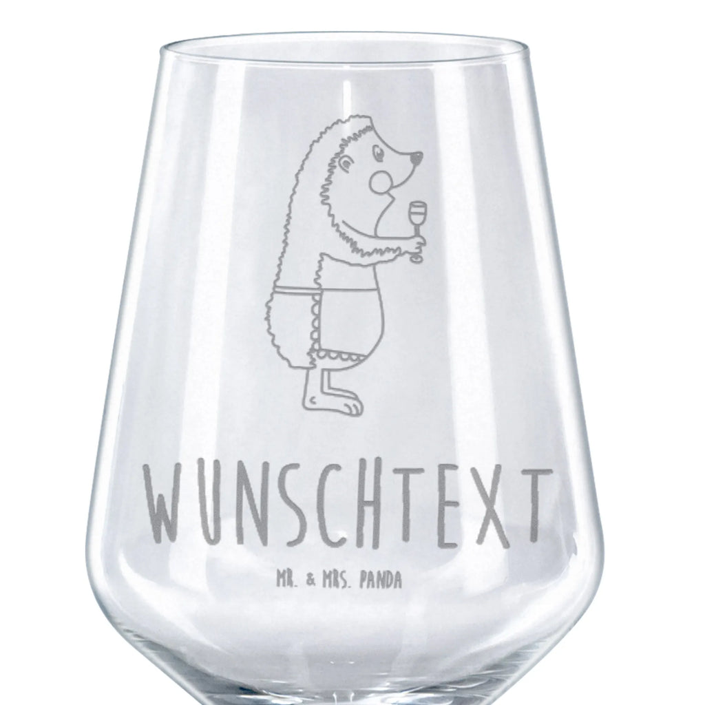 Personalized Red Wine Glass Hedgehog wine small animals, cute, funny, cute animal motives, hand drawn, small world, funny sayings, good mood, happy, gifts, gift ideas, special gifts, animal lover, card, wine decoration, hedgehog, gift wine lover, white wine, gift wine drinker, red wine, wine saying, drinking wine, wine glass