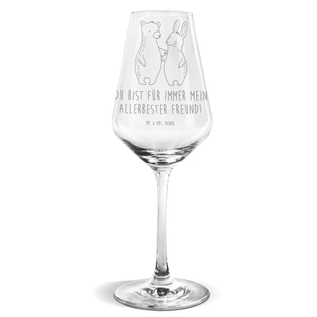 Weißwein Glas Bär und Hase Umarmen Mr. & Mrs. Panda Weinglas, Weißwein Glas, wein glas, Panda Weinglas, Weißwein Kelch, Weinglas Für Weißwein, Weißweinkelch, Weinglas, Verlobung, Freund, Heiraten, Partner, Heiratsantrag, Liebesgeschenk, Hocheitstag, Ehemann, Freundin, Ehefrau, Jahrestag, Liebe, Hase, Bester Freund, Bärchen, Bär, Best Friends, Freunde