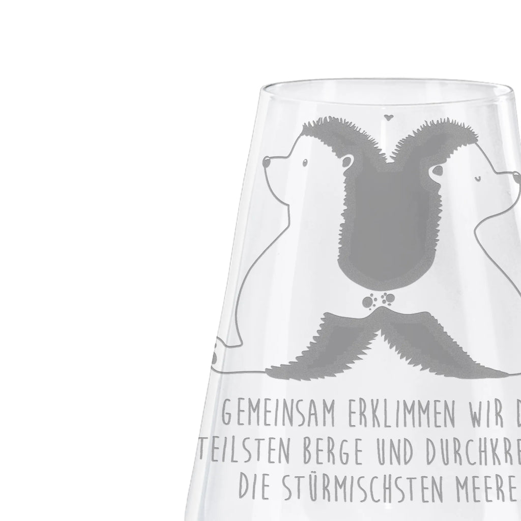 Kieliszek do białego wina Jeże trzymające się za łapki Miłość, partner, przyjaciel, przyjaciółka, mąż, żona, wesele, zaręczyny, prośba o rękę, prezent miłosny, rocznica, dzień ślubu